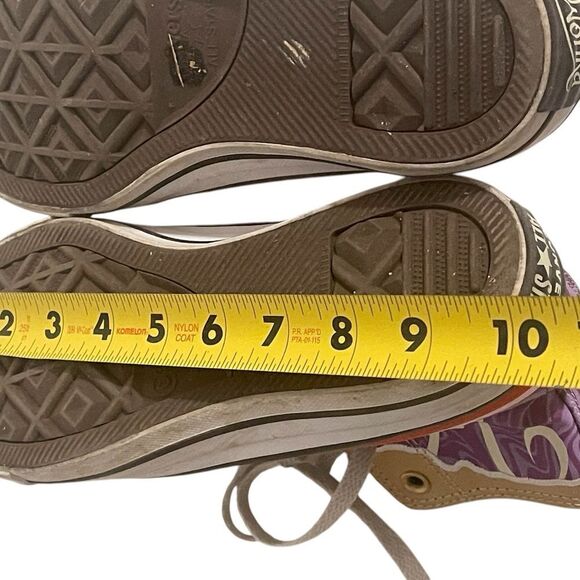 Converse x Willy Wonka Swirl Chuck Taylor All Star Hi Sneaker Purple Size 8 W - Picture 13 of 16